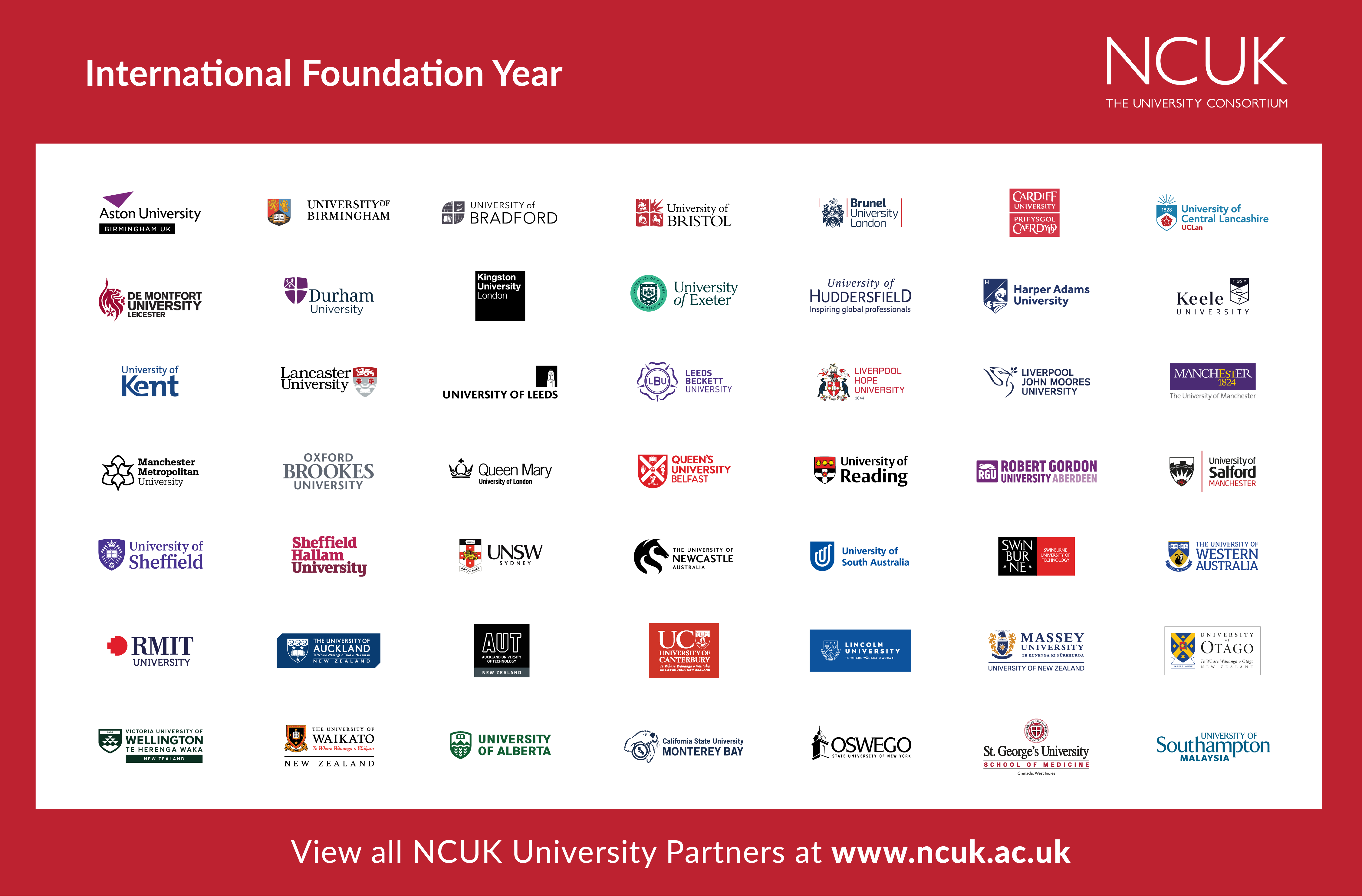 NCUK UNIVERSITIES