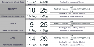 NCUK - ELT - Calendar 2020-2021