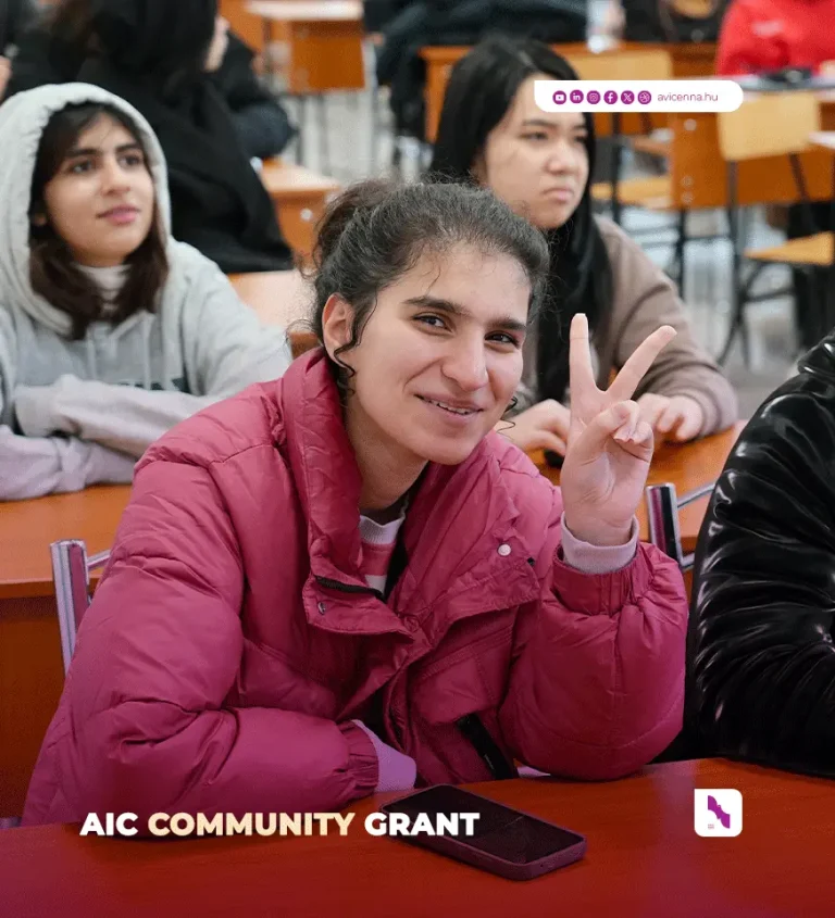 Smiling student. The community itself becomes stronger.