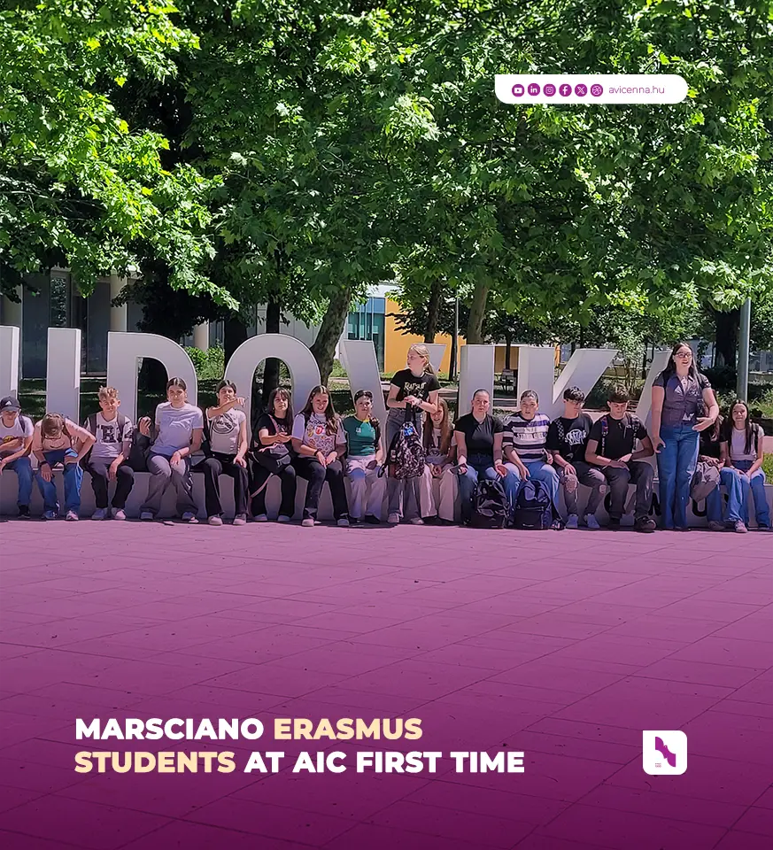 Erasmus+ Students from Marsciano at Ludovika park