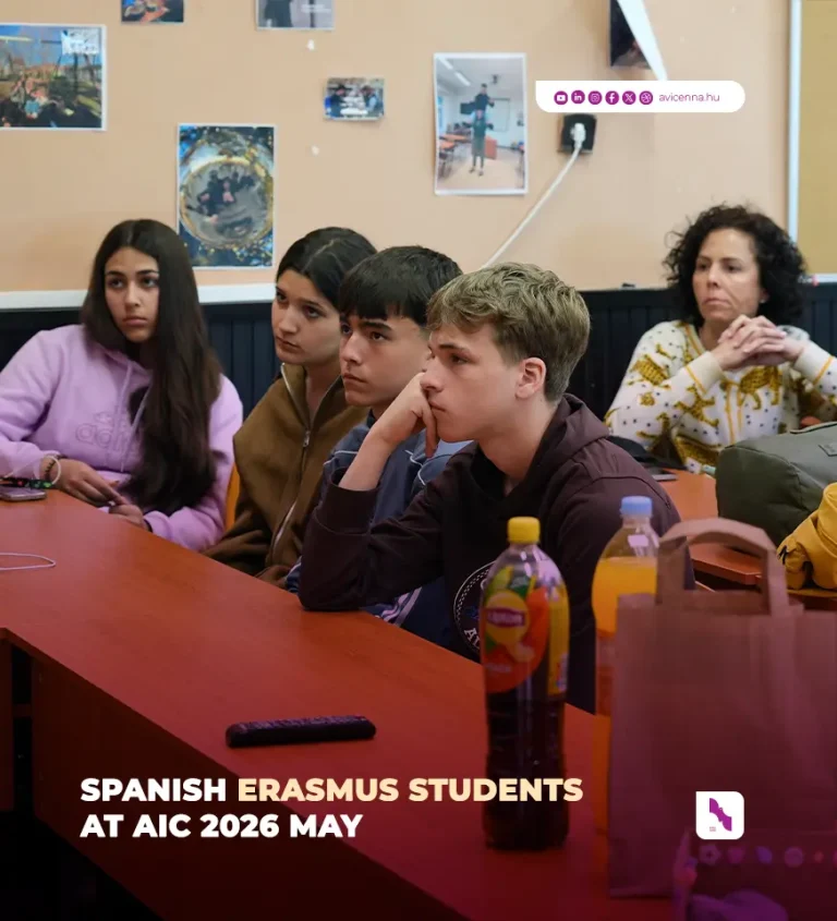 Spanish Erasmus Students at Avicenna International College, student presentation