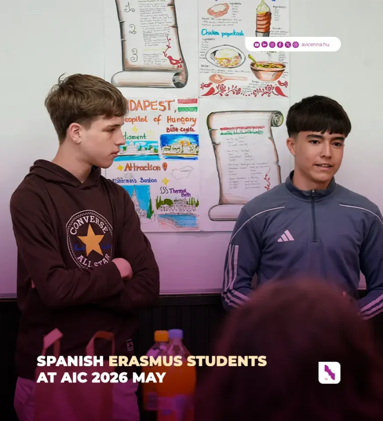 Spanish Erasmus Students at Avicenna International College, student presentation