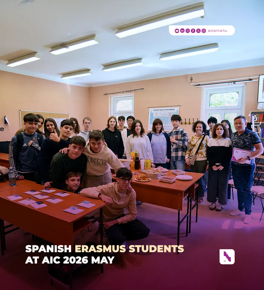 Spanish Erasmus Students at Avicenna International College, certificate and celebration