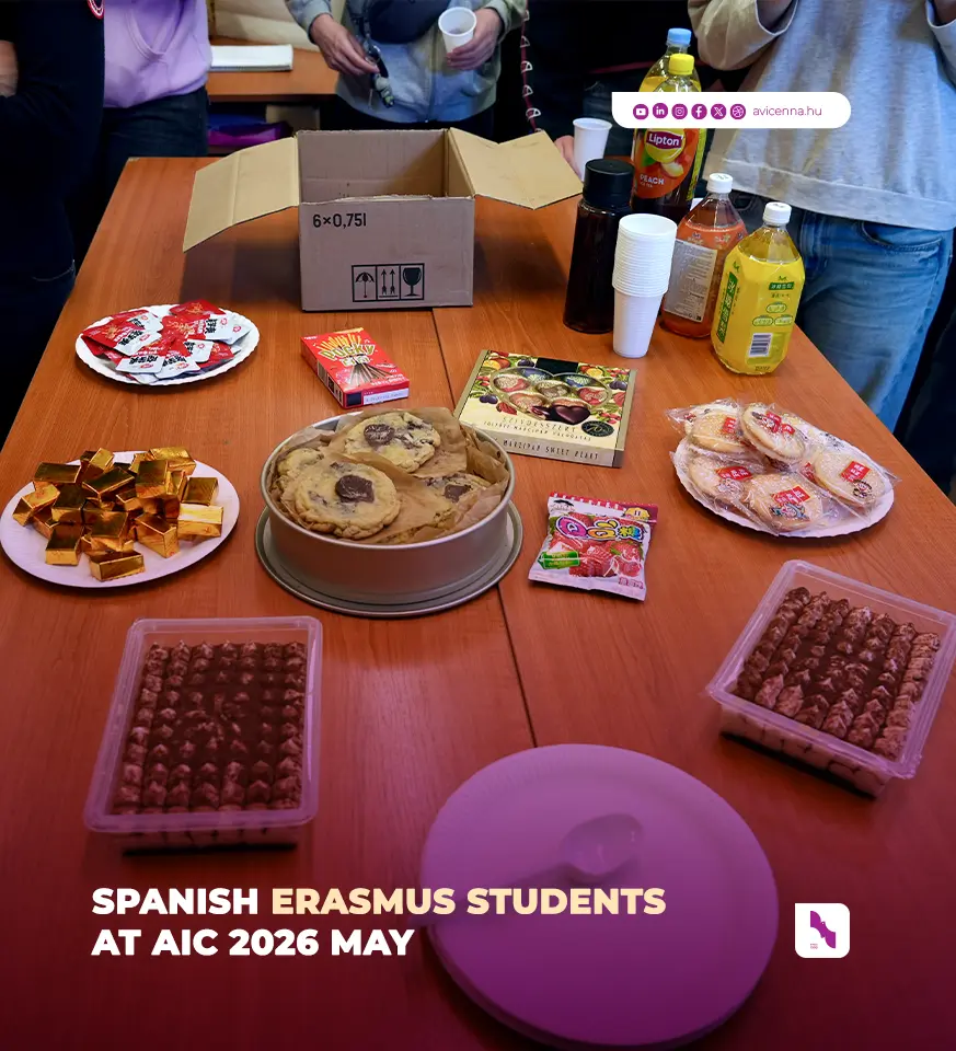 Spanish Erasmus Students at Avicenna International College, certificate and celebration