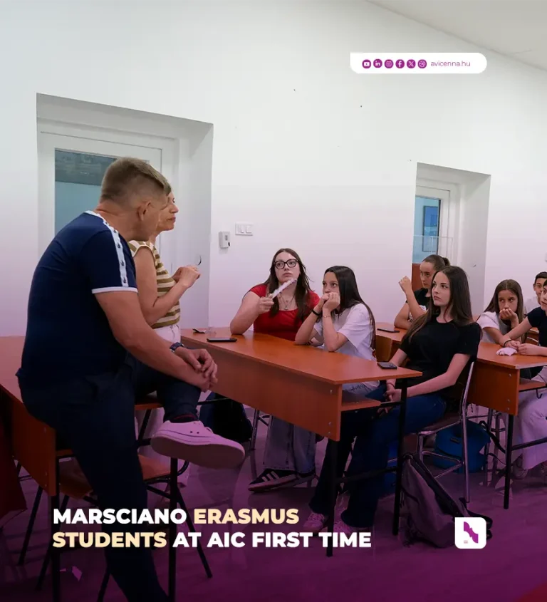 Students from Marsciano Visit AIC for the First Time