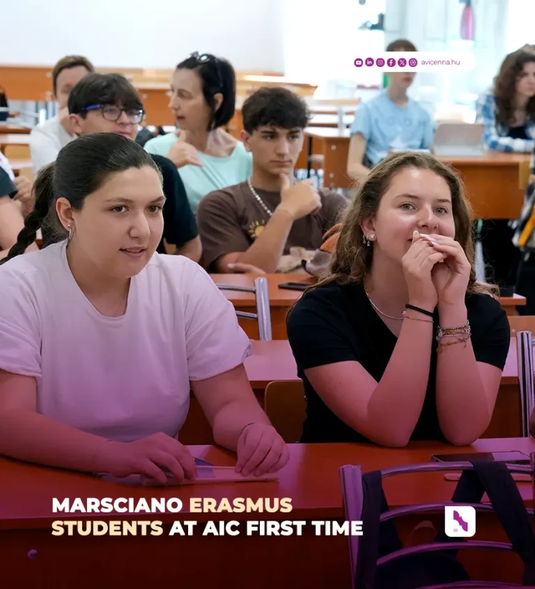 Students from Marsciano Visit AIC for the First Time