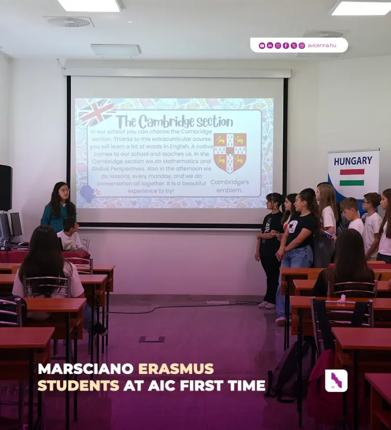 Students from Marsciano Visit AIC for the First Time